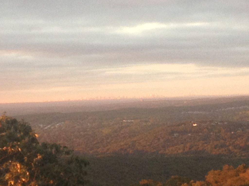 NYC Skyline from West Mountain Shelter