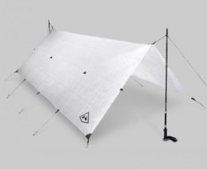 Hyperlite Mountain Gear square flat tarp